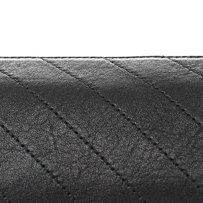 Gucci Sakai Be Green Calfskin Diagonal Stitched Mini Blondie Barrel Shoulder Bag Black 7 of 9