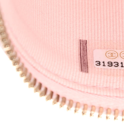 Chanel Caviar Quilted Small Tiny CC Vanity Case With Chain Light Pink 7 of 11