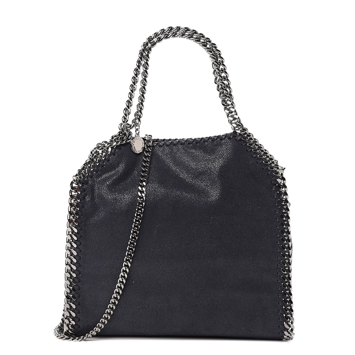Shaggy Deer Mini Falabella Fold Over Navy