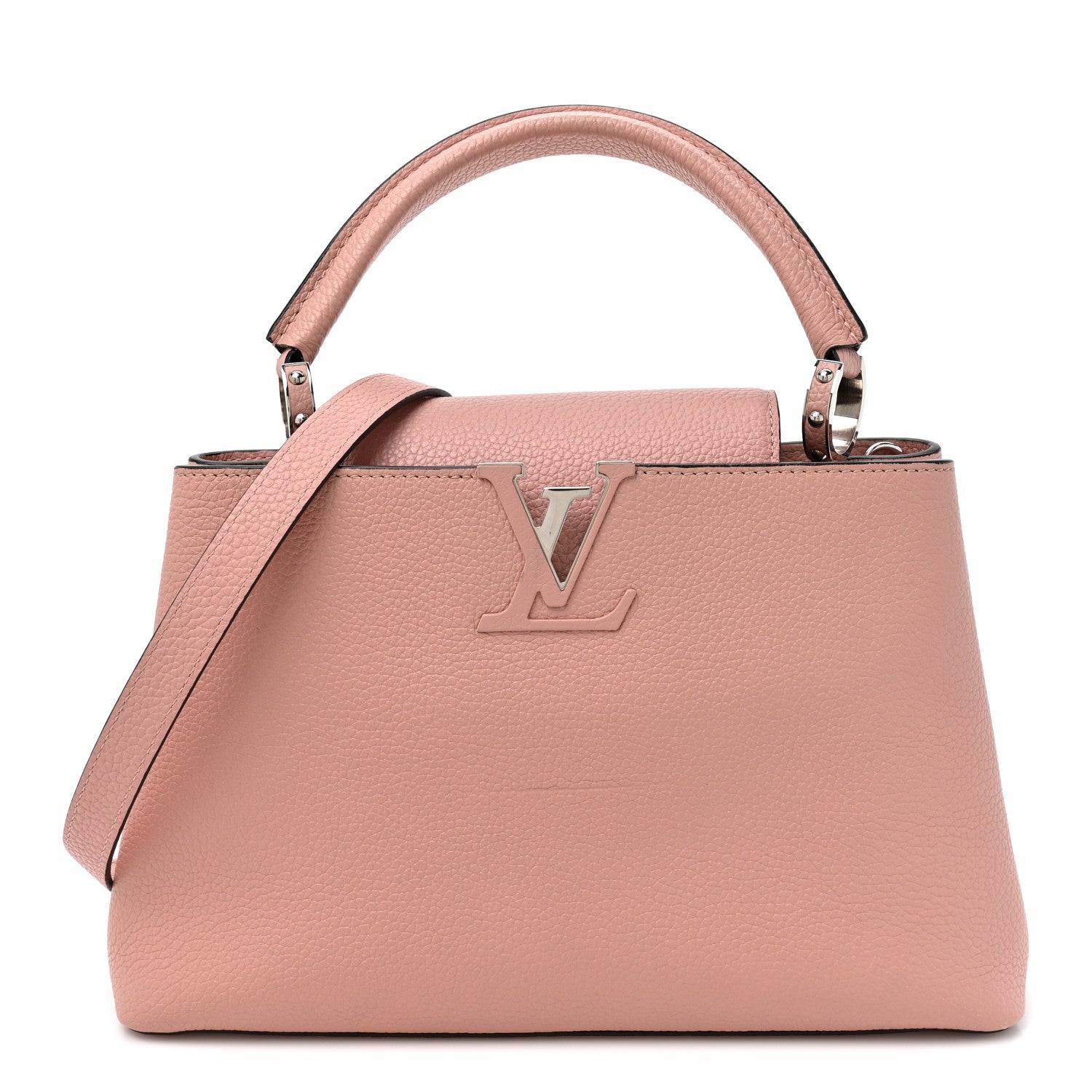 Louis Vuitton Taurillon Capucines PM Magnolia 1 of 13