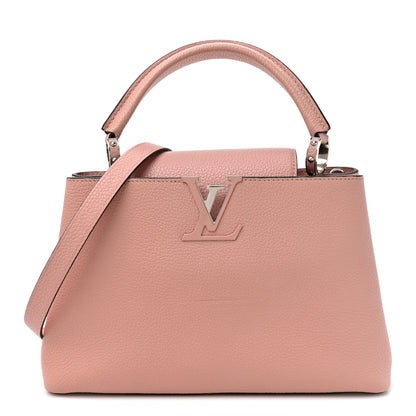 Louis Vuitton Taurillon Capucines PM Magnolia 1 of 13