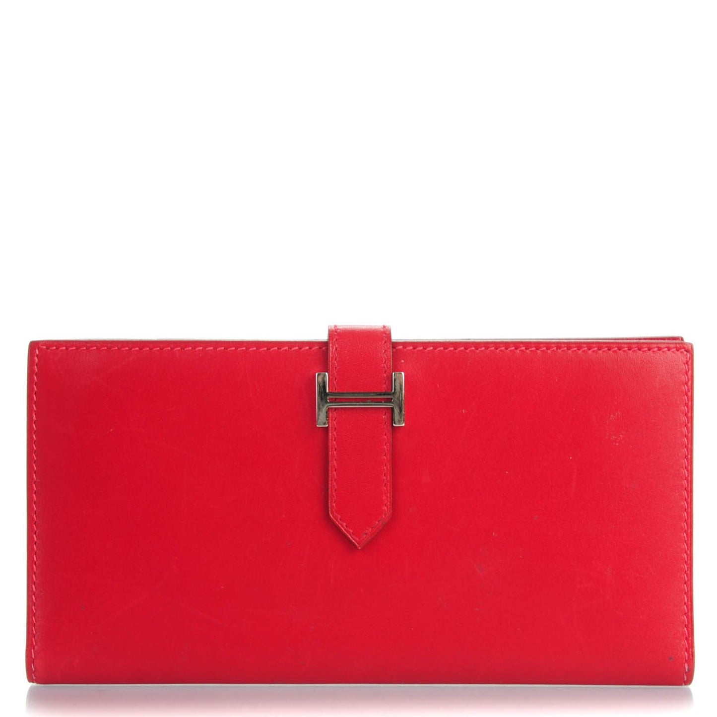 Box Bearn Gusset Wallet Rouge Vif