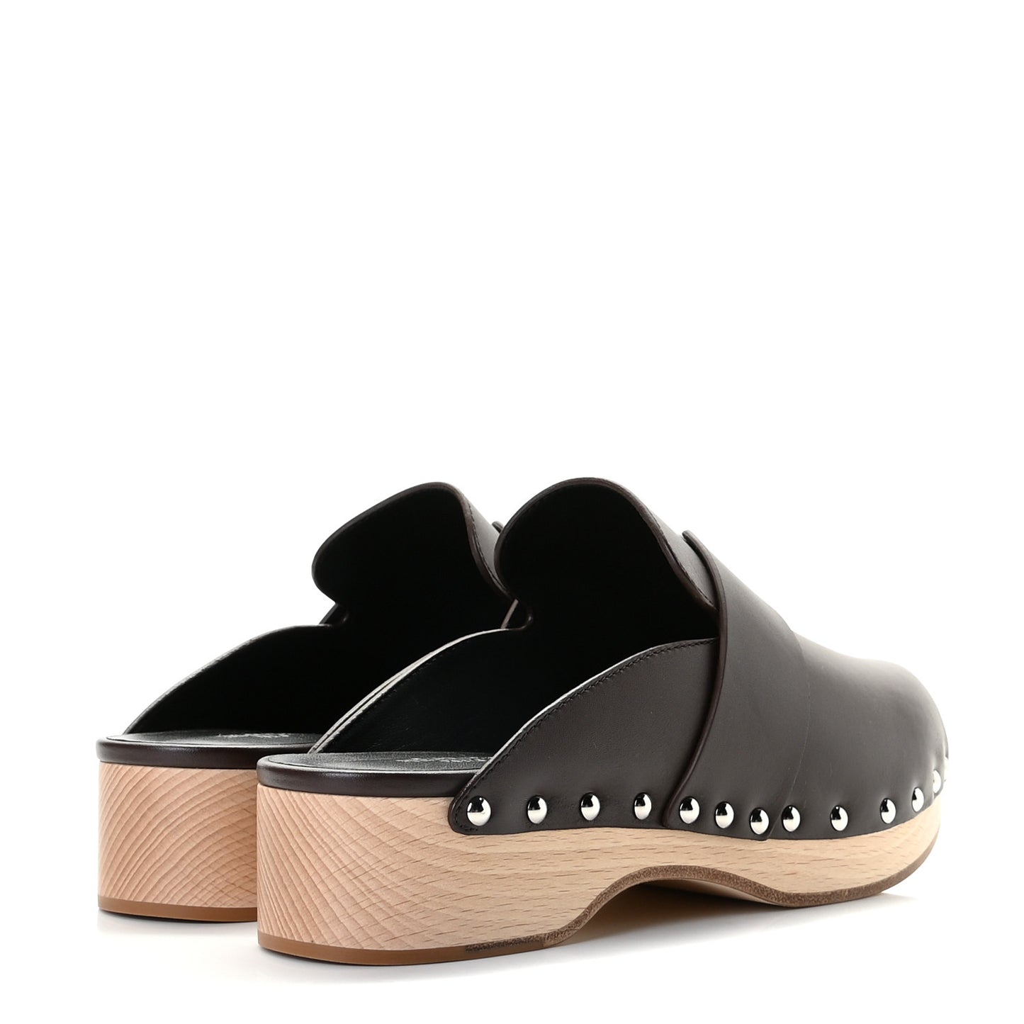 Calfskin Calya Mules 38 Cafe