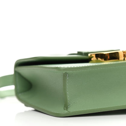 Christian Dior Smooth Calfskin Micro 30 Montaigne Flap Bag Mint Green 8 of 9