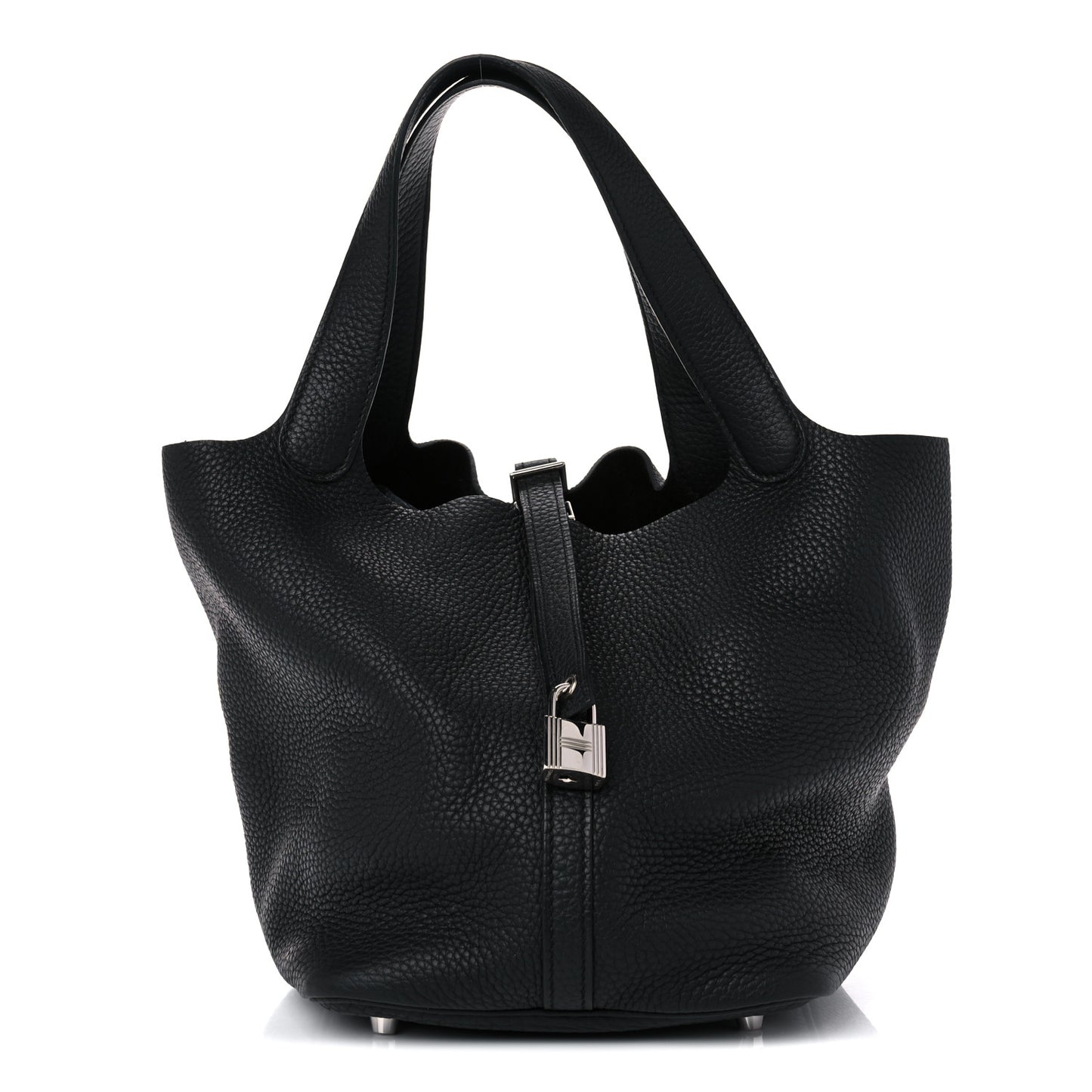 Taurillon Clemence Picotin Lock 22 MM Black