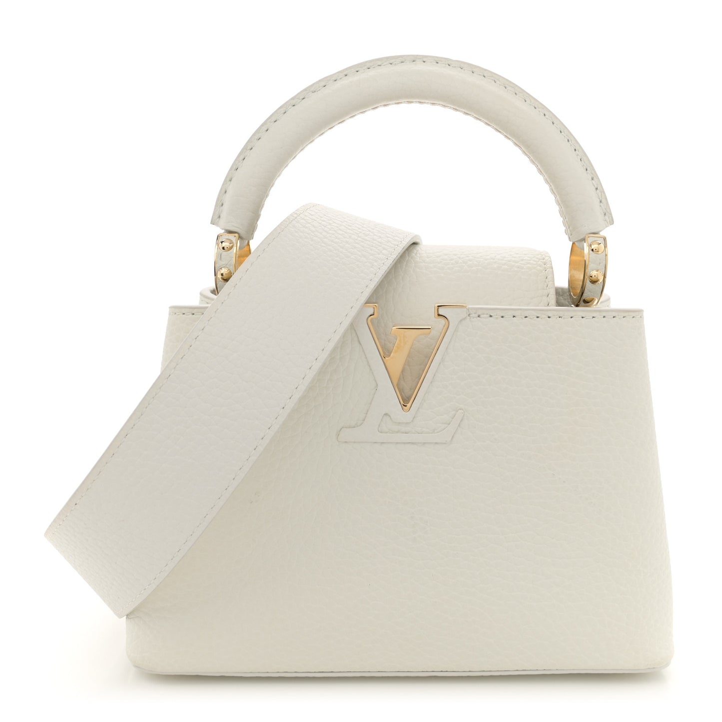 Taurillon Mini Capucines White