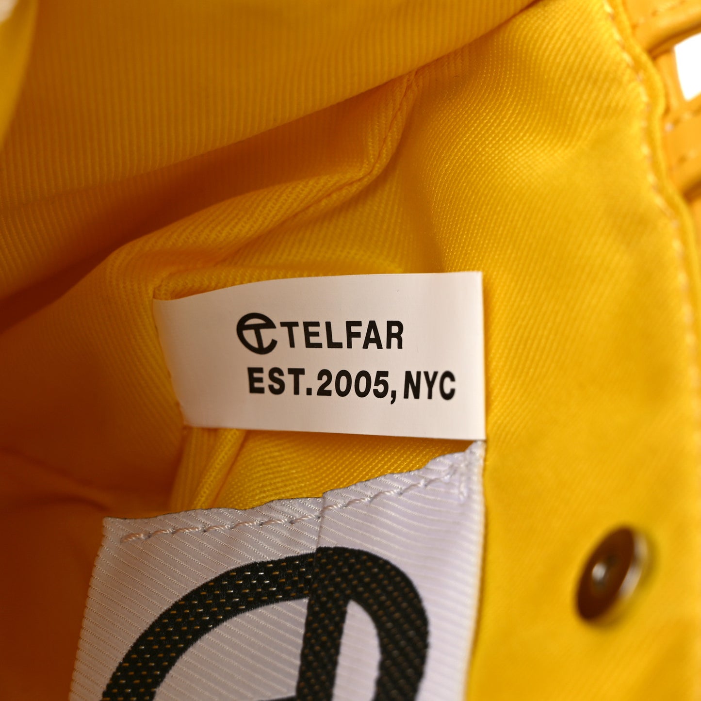 Vegan Leather Small Shopping Bag Yellow
