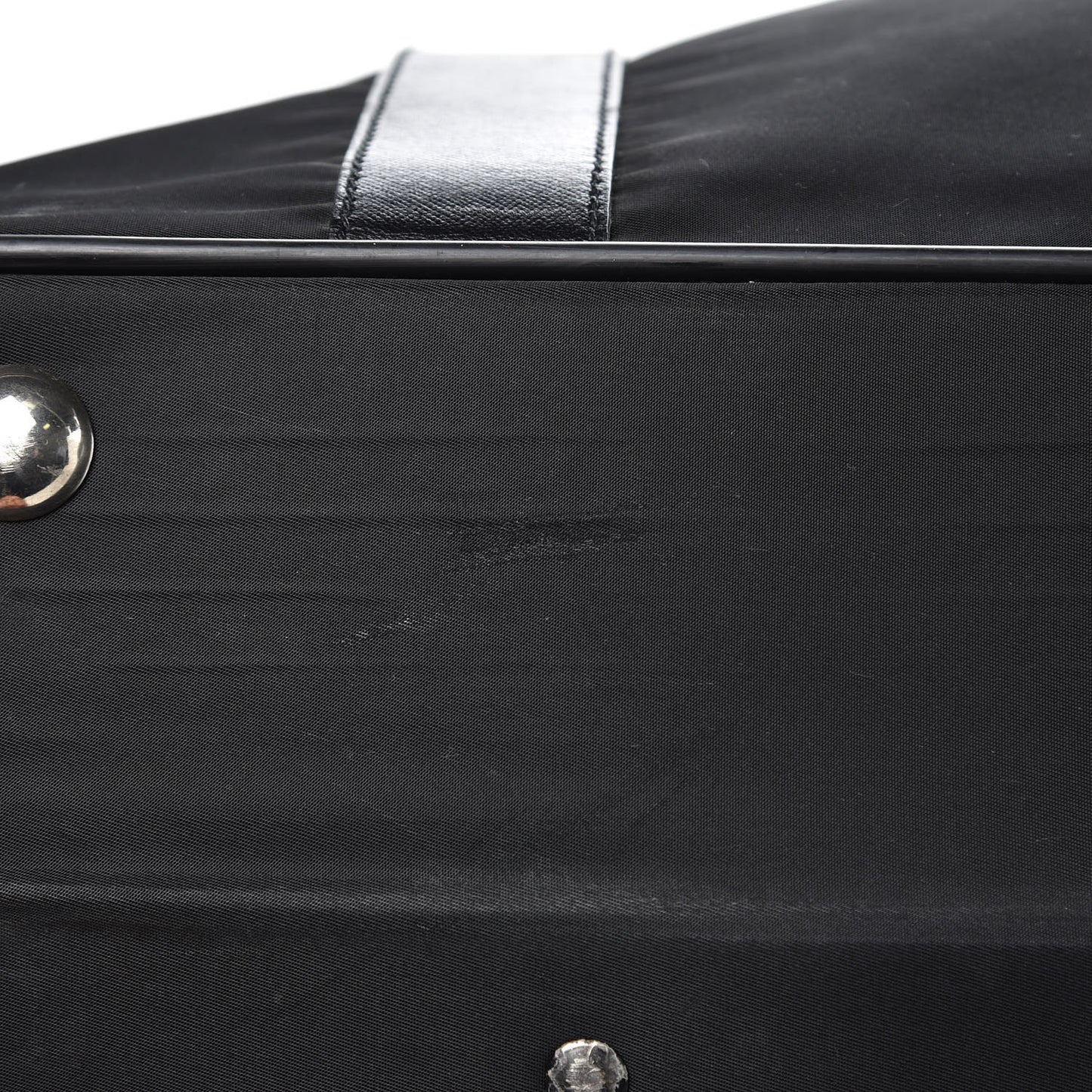 Tessuto Nylon Saffiano Luggage Black