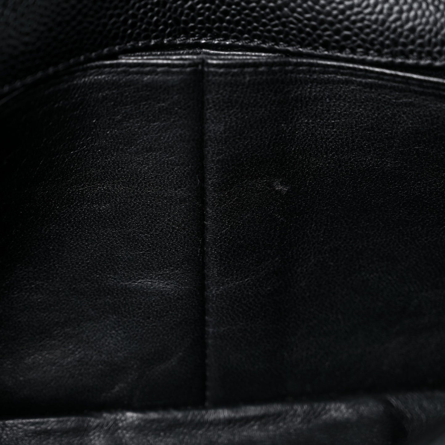Caviar Quilted East West Flap Black