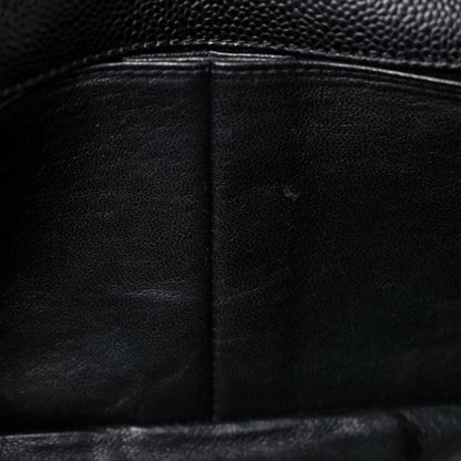 Chanel Caviar Quilted East West Flap Black 11 of 13