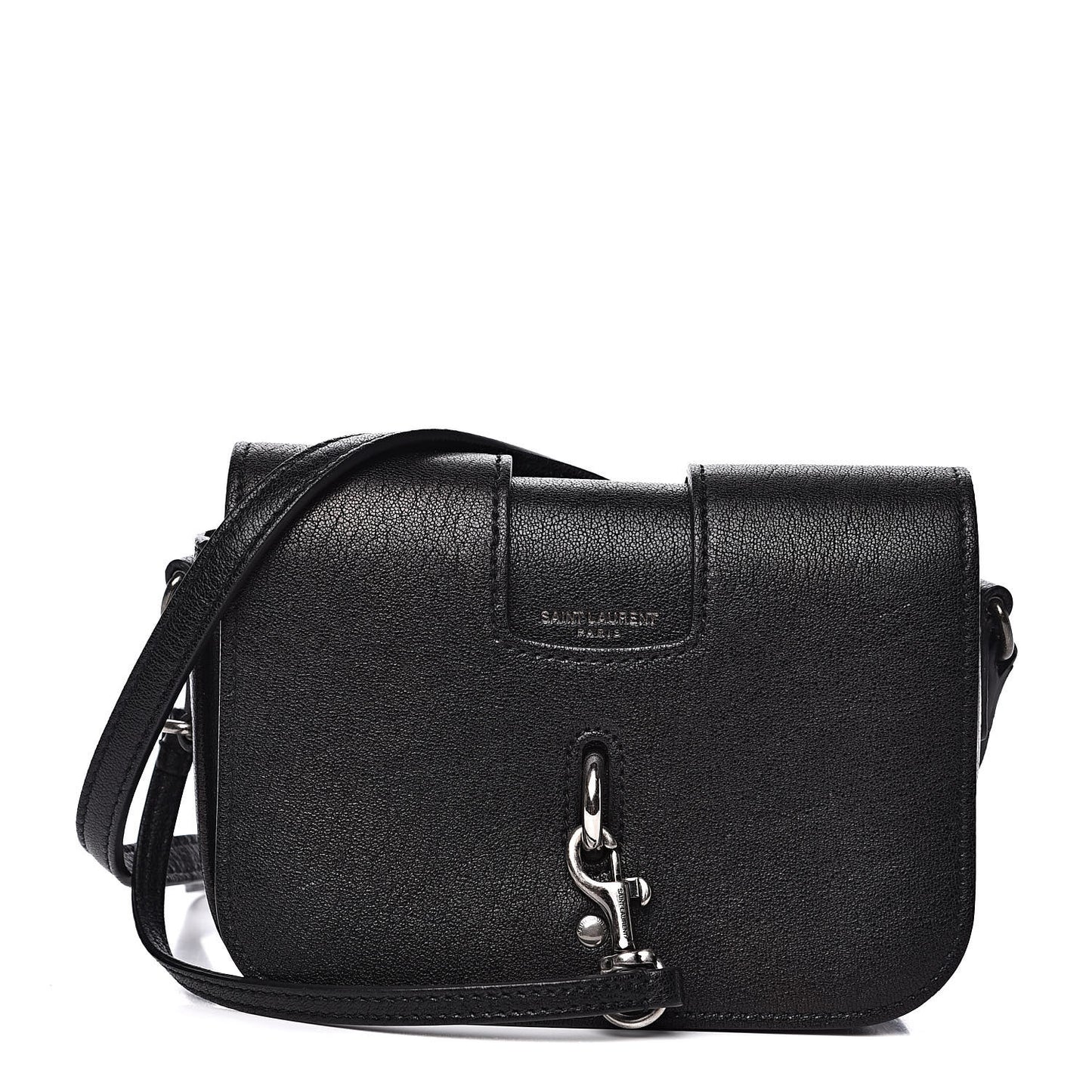 Lambskin Toy Charlotte Messenger Bag Black