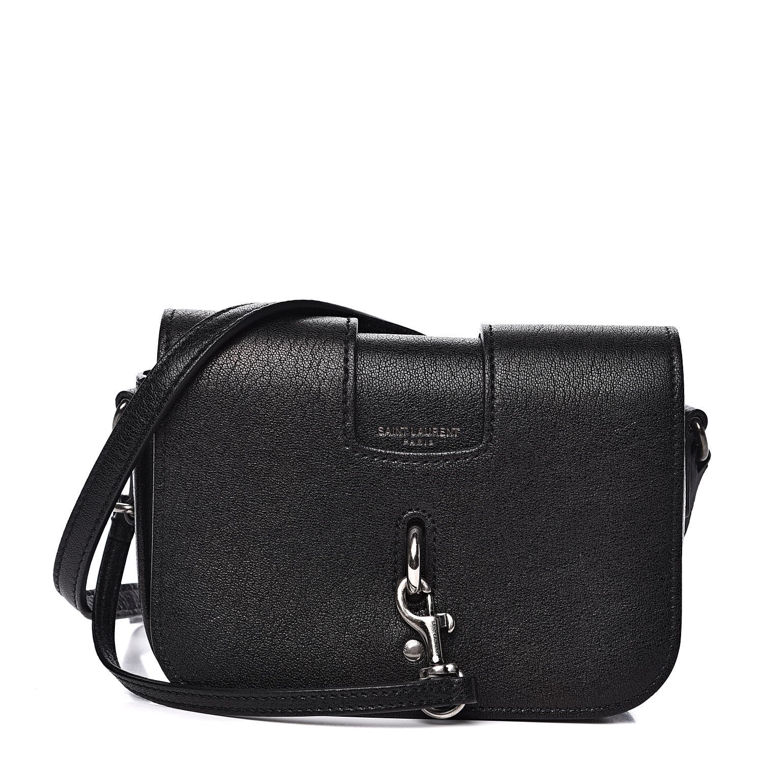 Saint Laurent Lambskin Toy Charlotte Messenger Bag Black 1 of 12