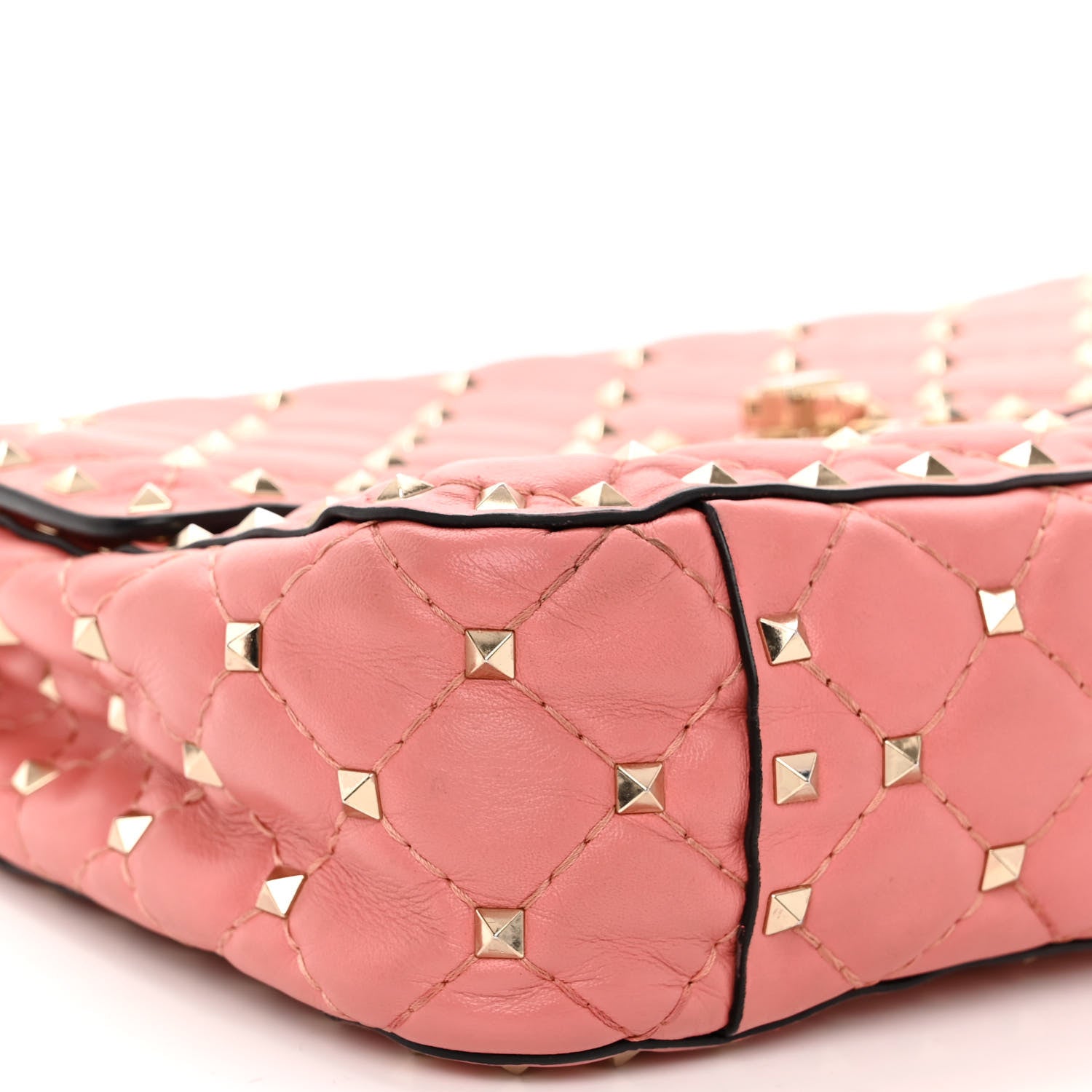 Valentino Garavani Nappa Medium Rockstud Spike Shoulder Bag Paradise Rose 8 of 11