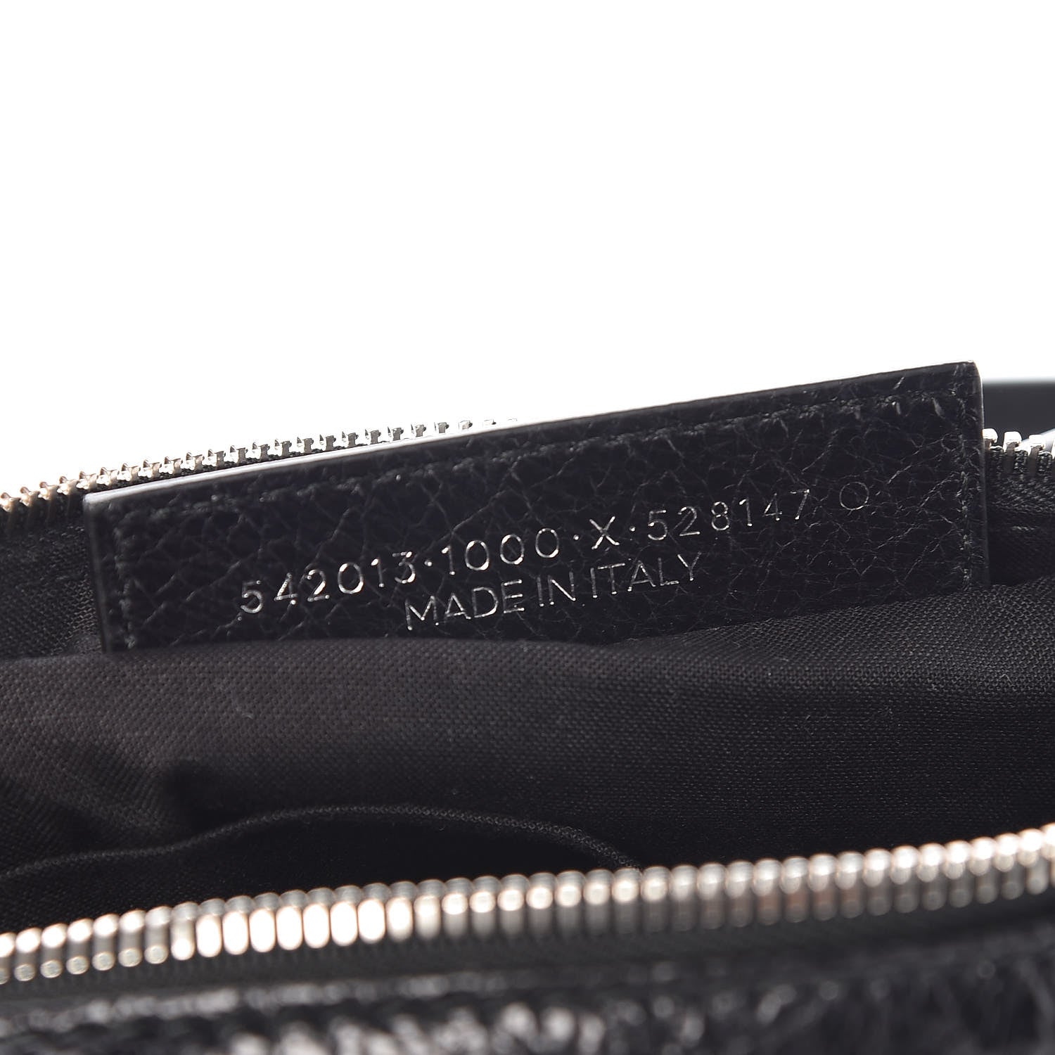 Balenciaga Lambskin Classic Hardware Neo Lift Hip Bag Black 7 of 7