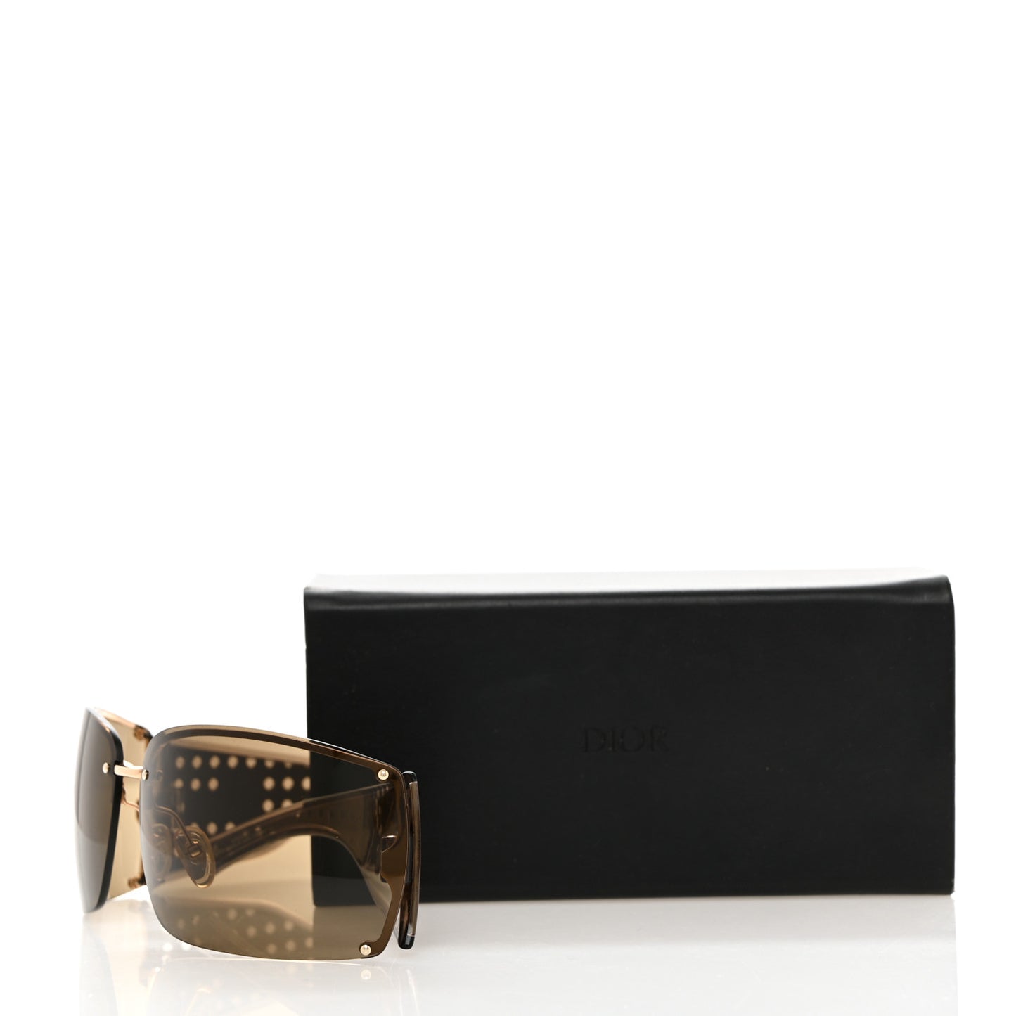 Quadrille Sunglasses Gold Beige