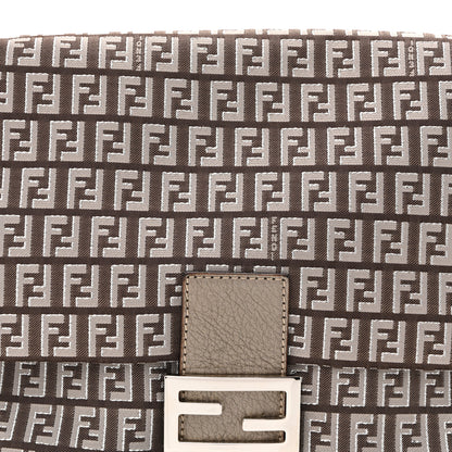 Fendi Metallic Zucchino Vitello Mama Baguette Caffe Argilla Canna di Fucile 8 of 14