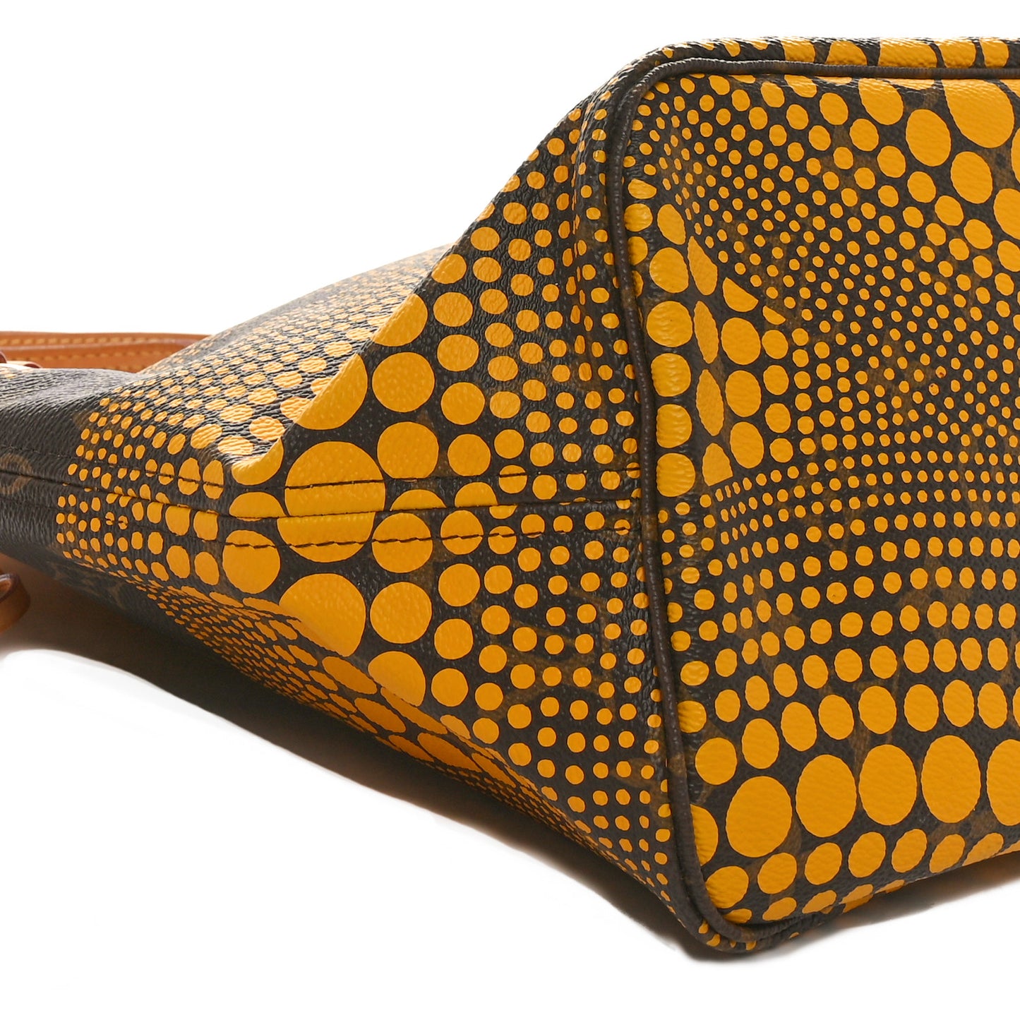 Monogram Kusama Waves Neverfull MM Yellow