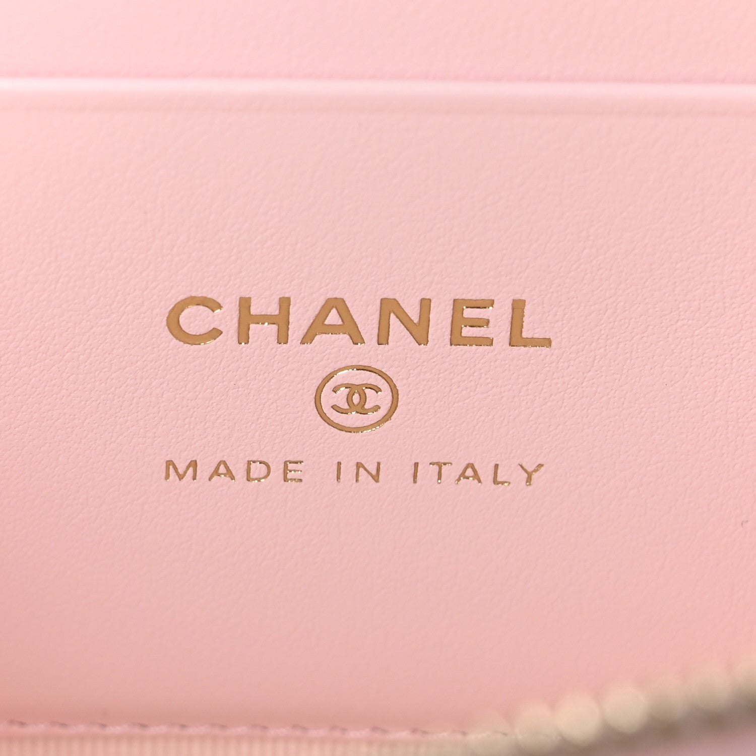 Chanel Caviar Quilted Top Handle Slim Vanity With Chain Light Pink 6 of 11