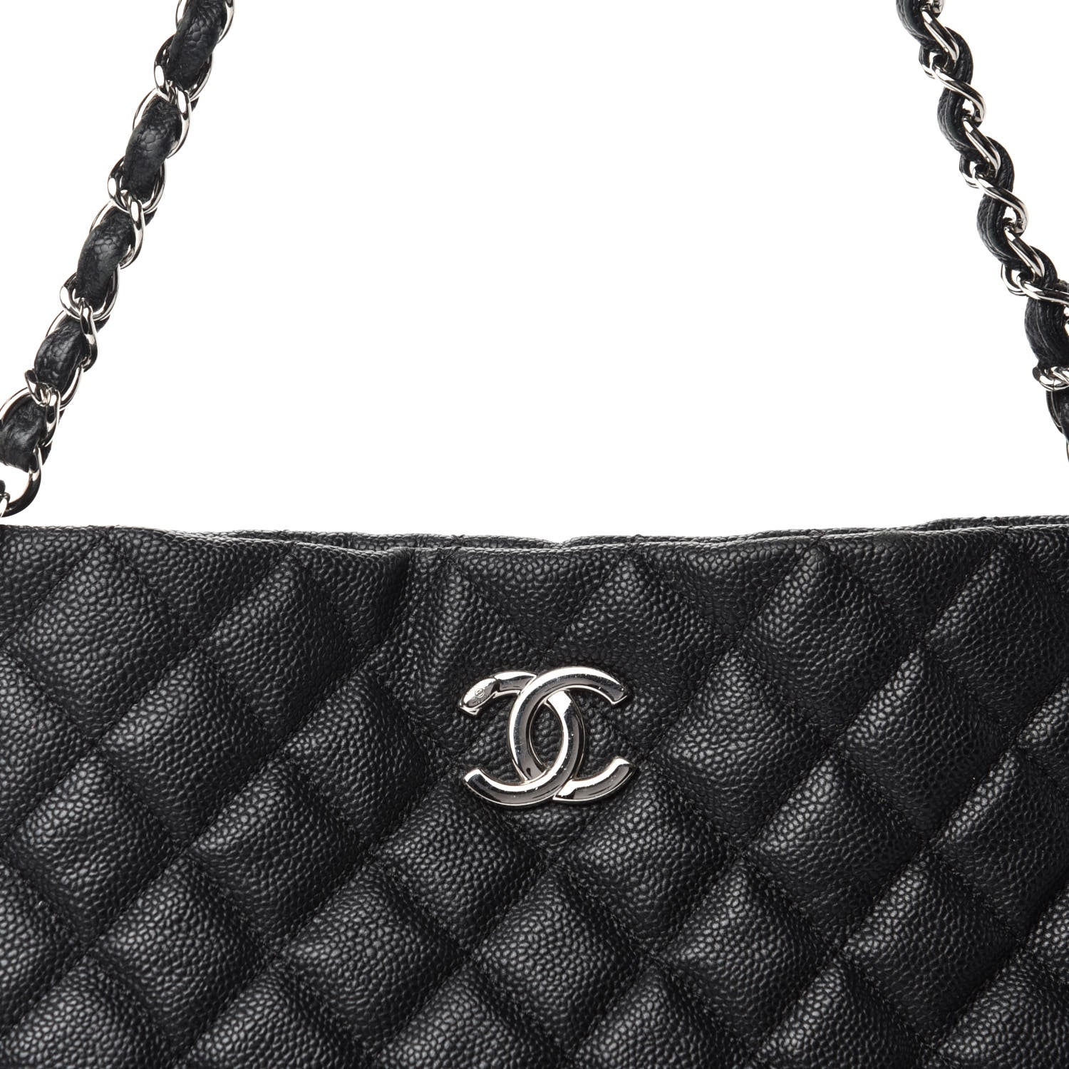 Chanel Caviar Quilted Easy Zip Tote Black 10 of 11