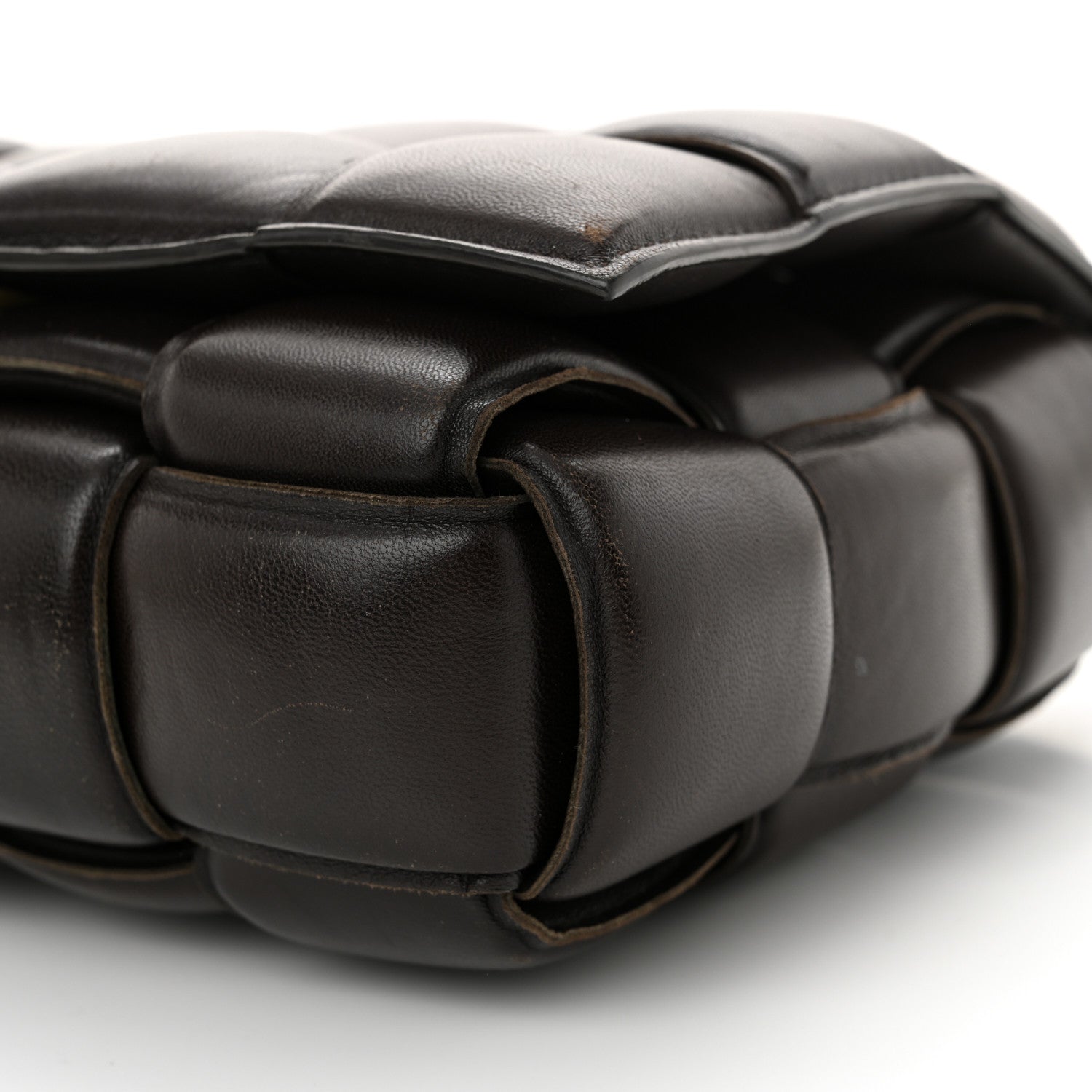 Bottega Veneta Nappa Maxi Intreccio Padded Cassette Crossbody Bag Fondente 10 of 15