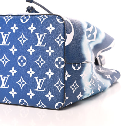 Louis Vuitton Monogram Escale Neonoe MM Blue 10 of 10