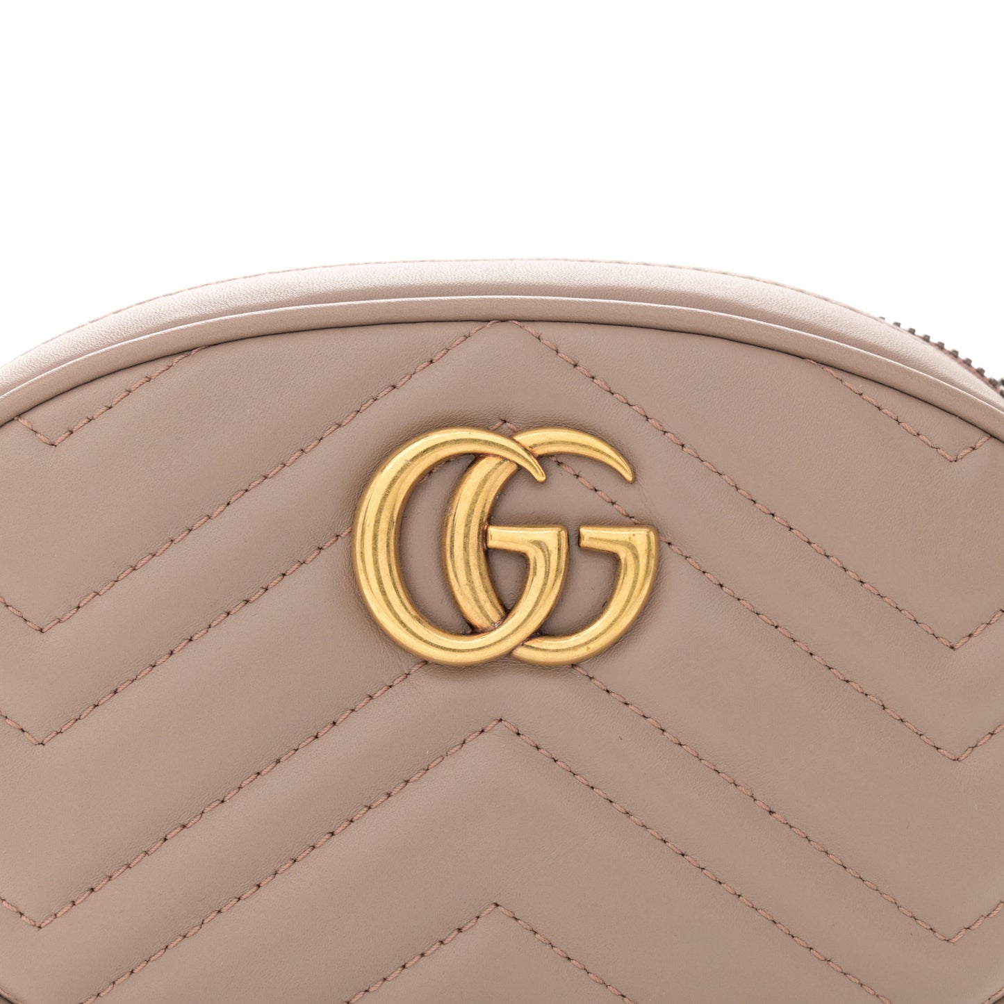 Calfskin Matelasse GG Marmont Belt Bag 85 34 Porcelain Rose