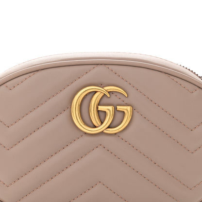 Gucci Calfskin Matelasse GG Marmont Belt Bag 85 34 Porcelain Rose 8 of 10