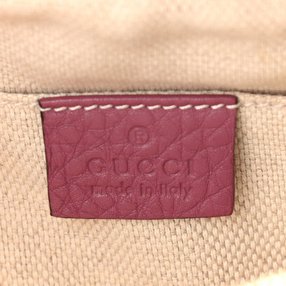 Gucci Pebbled Calfskin Small Soho Disco Bag Peonia Flower 6 of 10