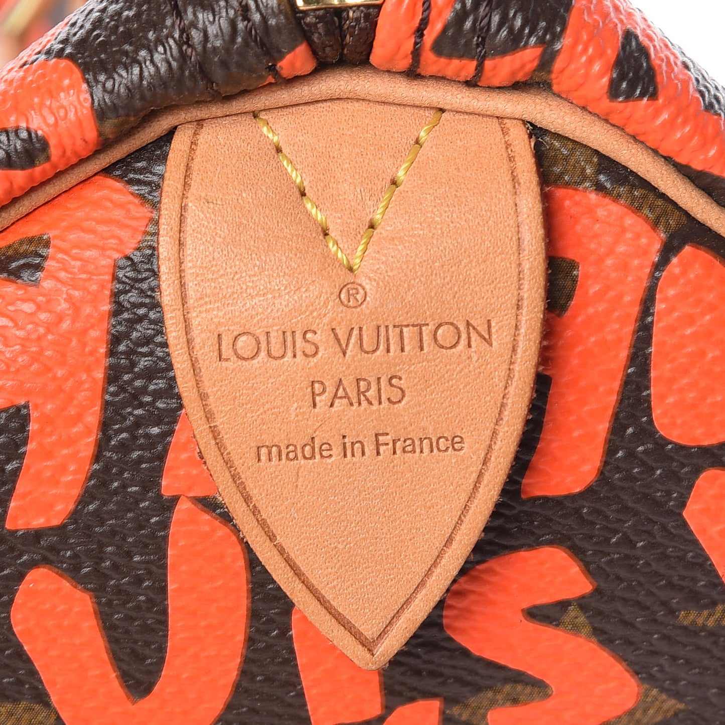 Monogram Graffiti Speedy 30 Orange