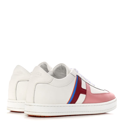 Hermes Epsom Womens Boomerang Sneakers 40 Multicolore Rose Pale 4 of 11
