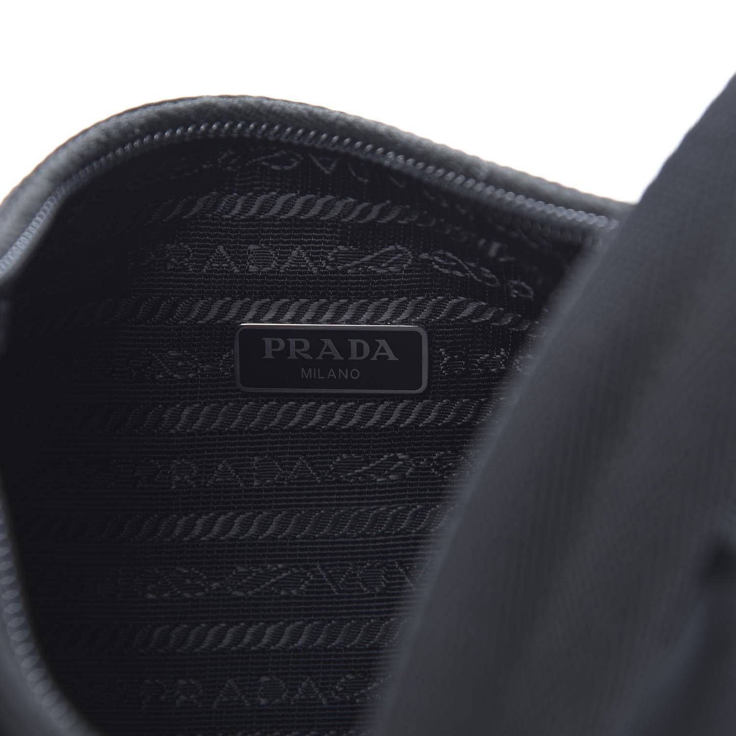 Prada Tessuto Nylon Mini Re-Edition 2000 Bag Black 6 of 11