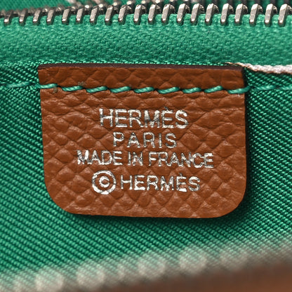 Hermes Epsom Silk'in Compact Wallet Gold 6 of 8