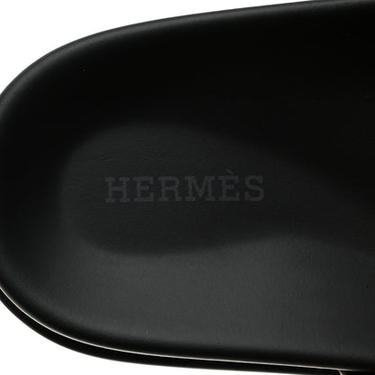 Hermes Calfskin Womens Chypre Sandals 39 Gold 7 of 9