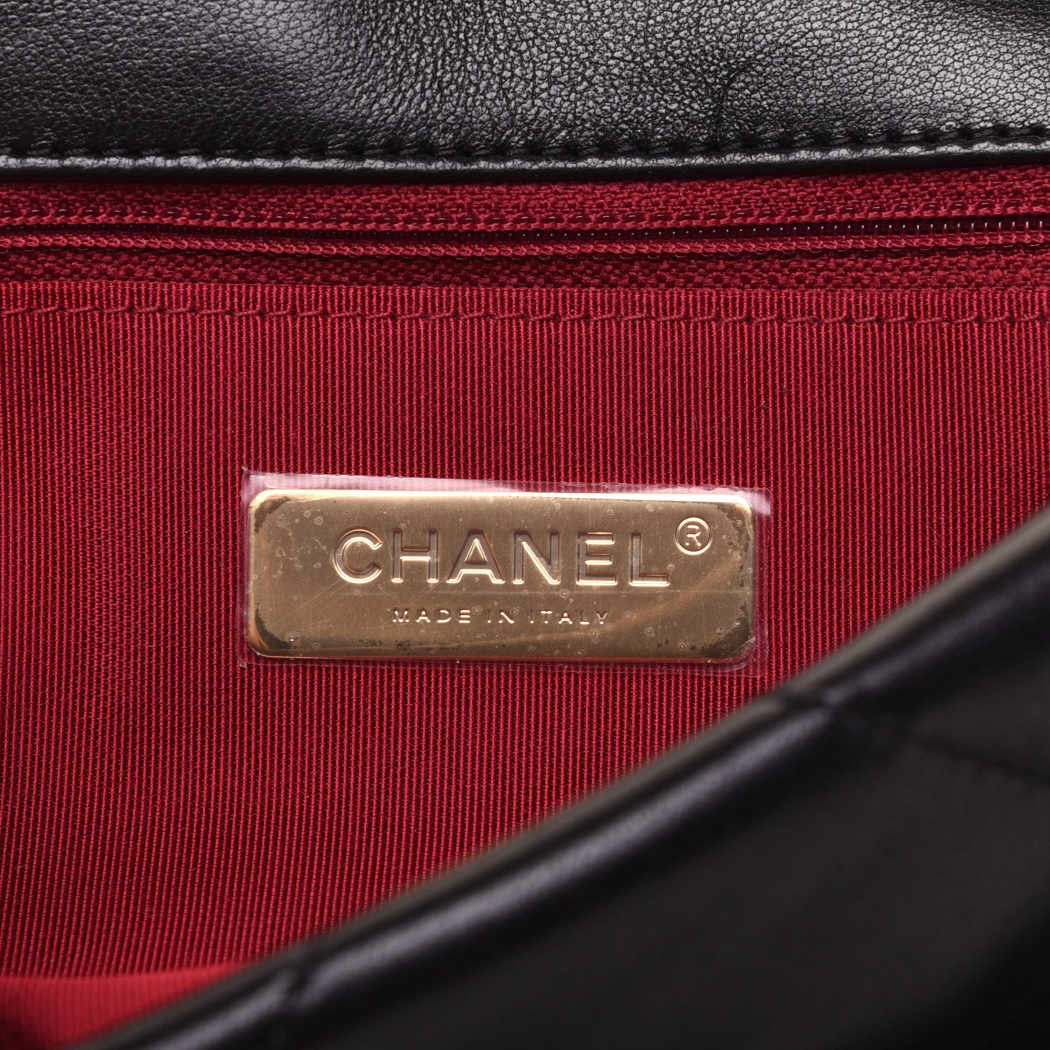 Chanel Lambskin Quilted Medium 19 Flap Black 8 of 16