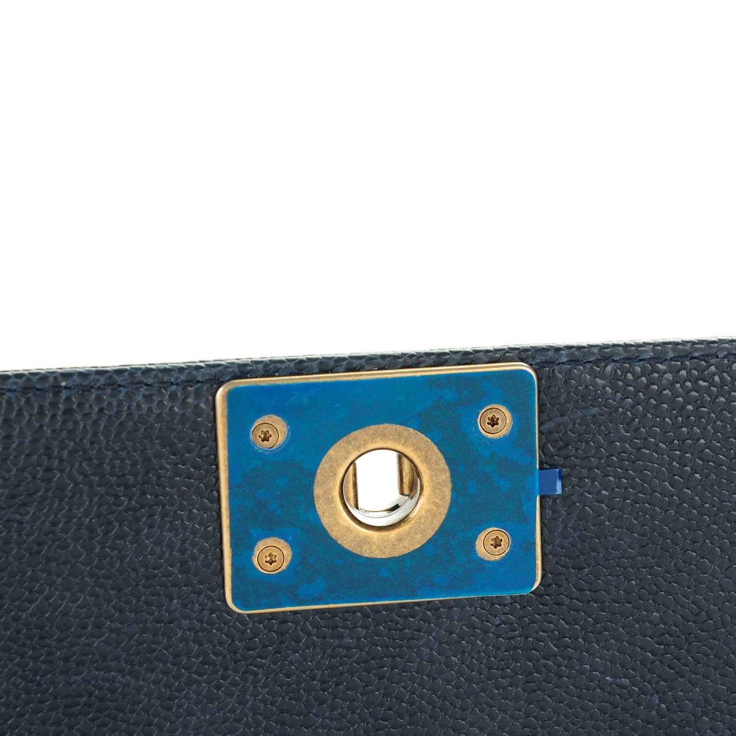 Chanel Caviar Quilted New Medium Boy Flap Dark Navy Blue 6 of 9