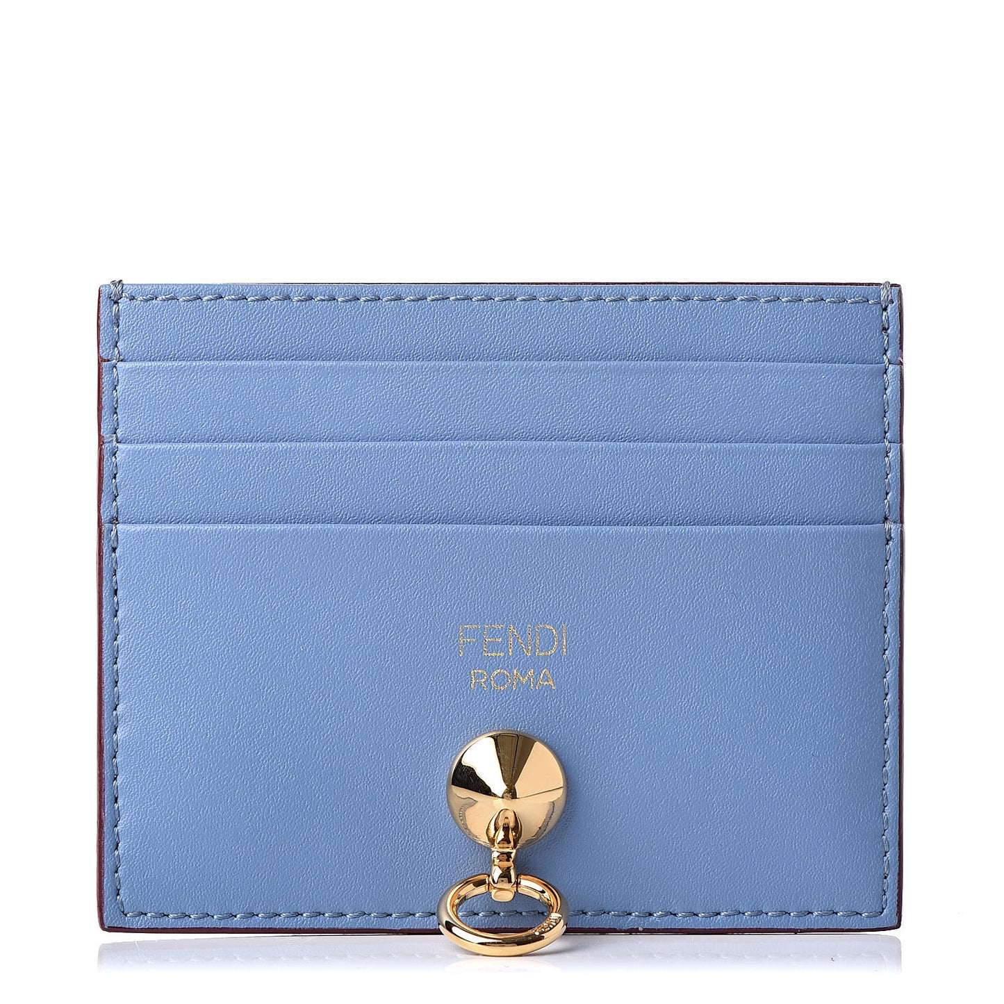 Vitello Libcerty Lucido By the Way Card Holder Balena Bordeaux