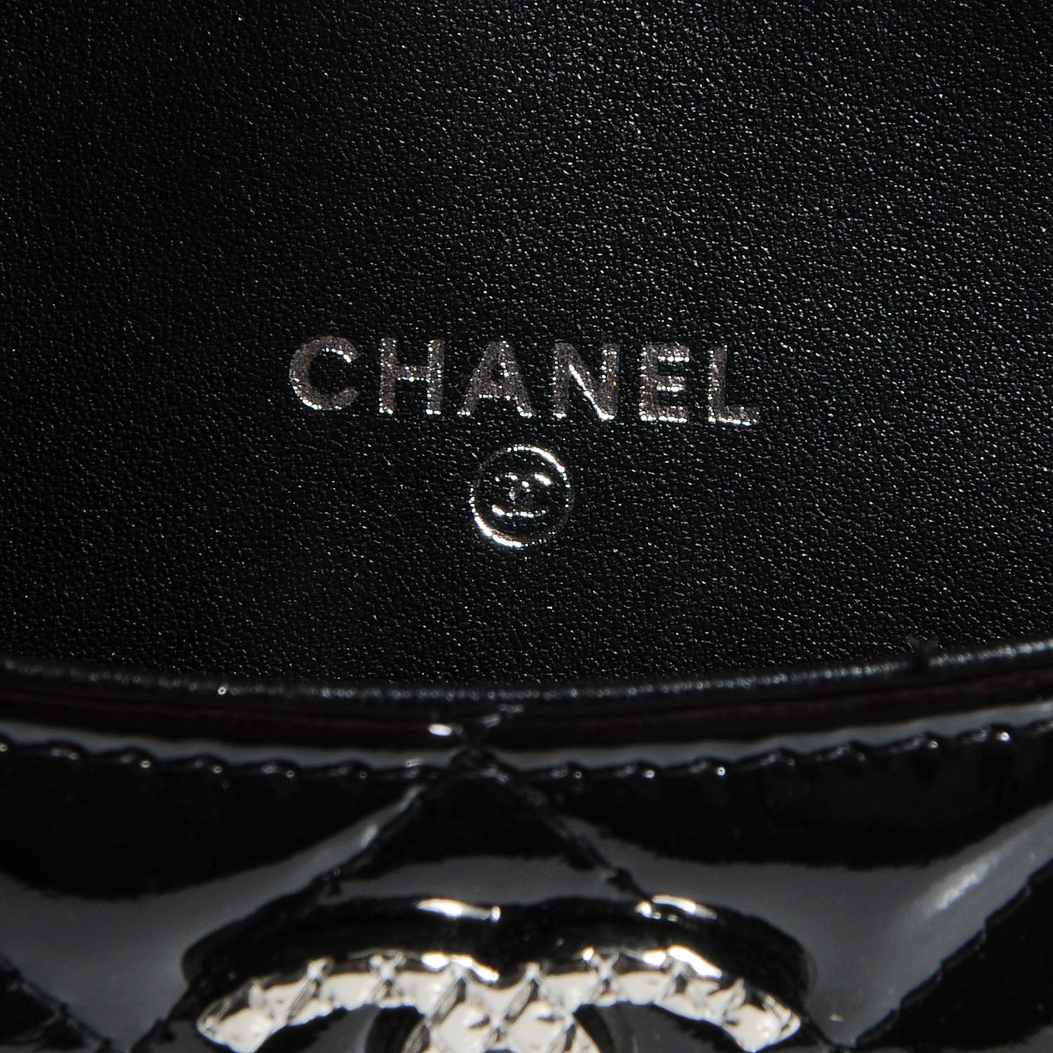 Chanel Patent Brilliant iPad Case Black 6 of 7