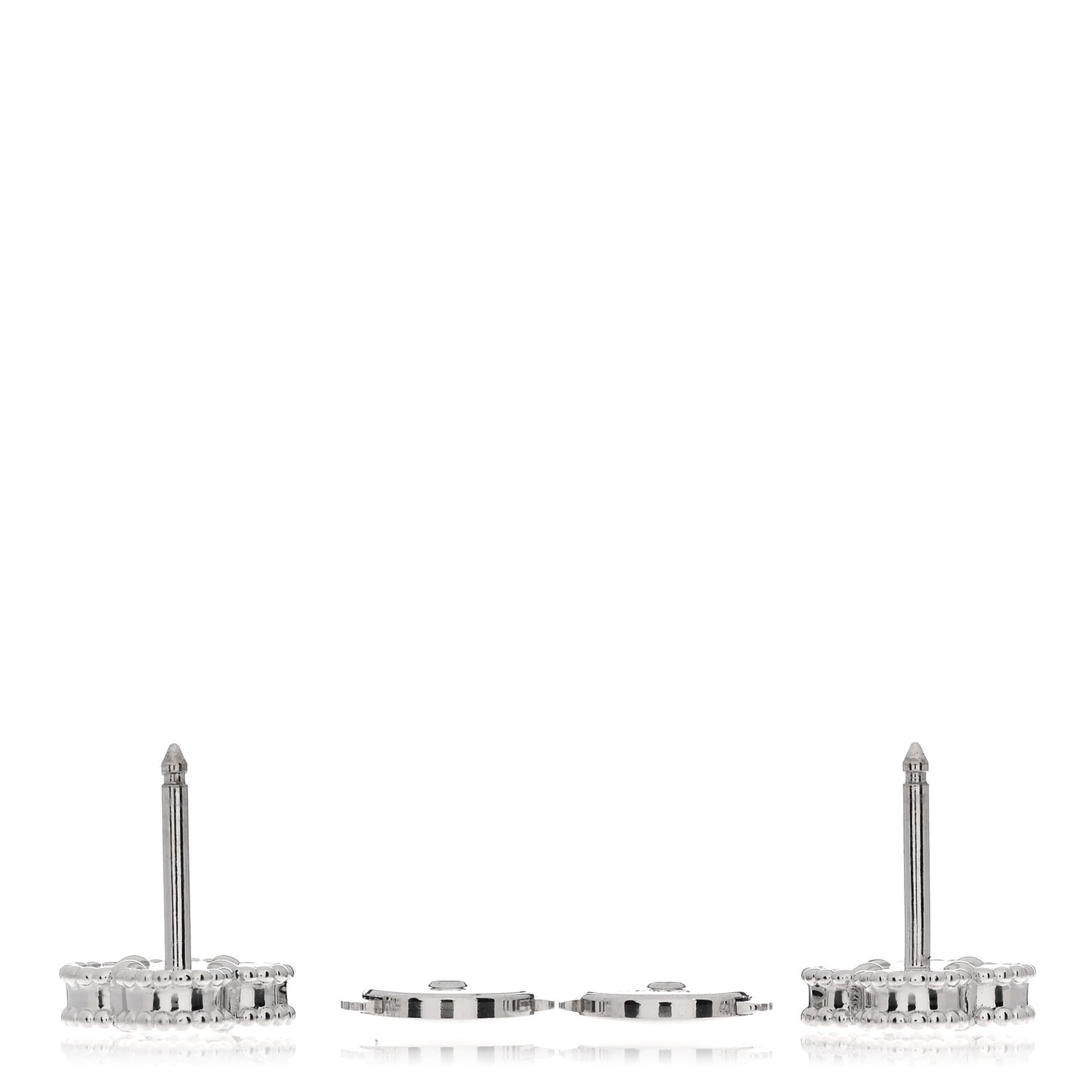 18K White Gold Mother of Pearl Sweet Alhambra Earrings