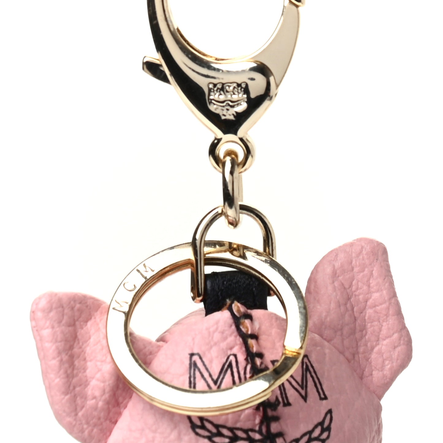 Visetos Bear Key Ring Bag Charm Pink