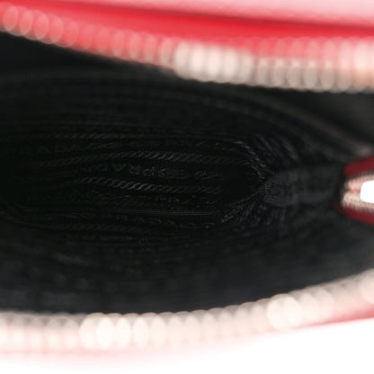 Prada Saffiano Travel Brique Crossbody Messenger Bag Fuoco 6 of 11