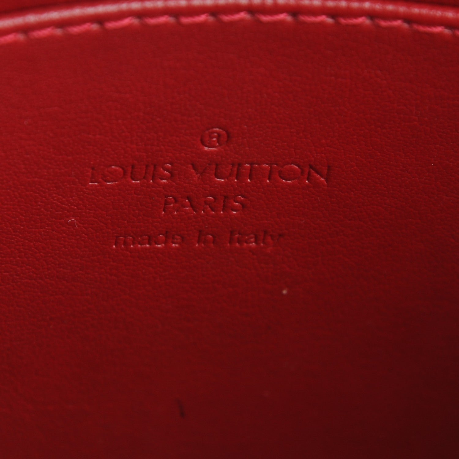 Louis Vuitton Vernis Trousse Cosmetic Pouch Pomme D'Amour 6 of 7