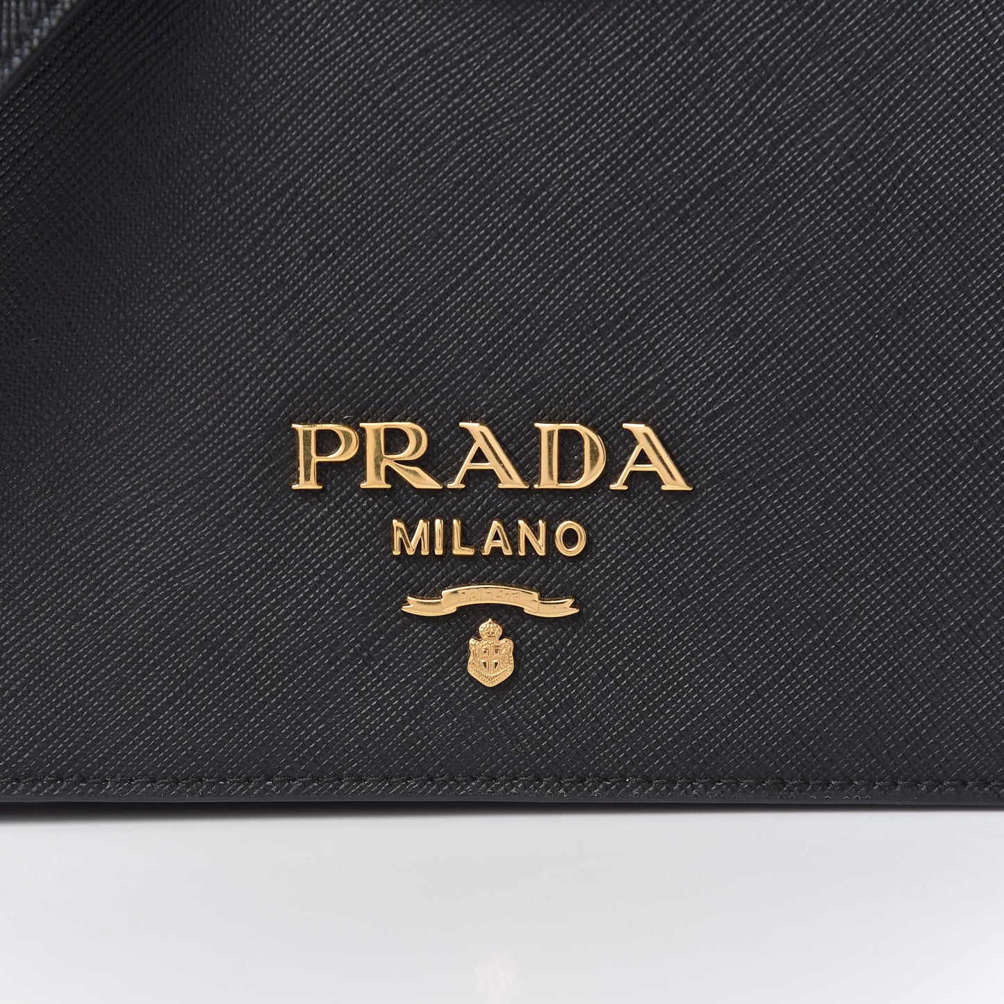 Saffiano Soft Chain Shoulder Bag Black