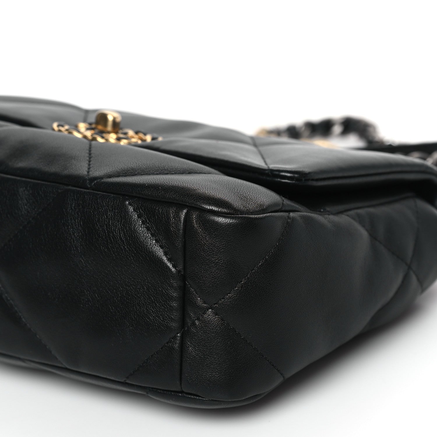 Chanel Lambskin Quilted Medium Chanel 19 Flap Black 9 of 9