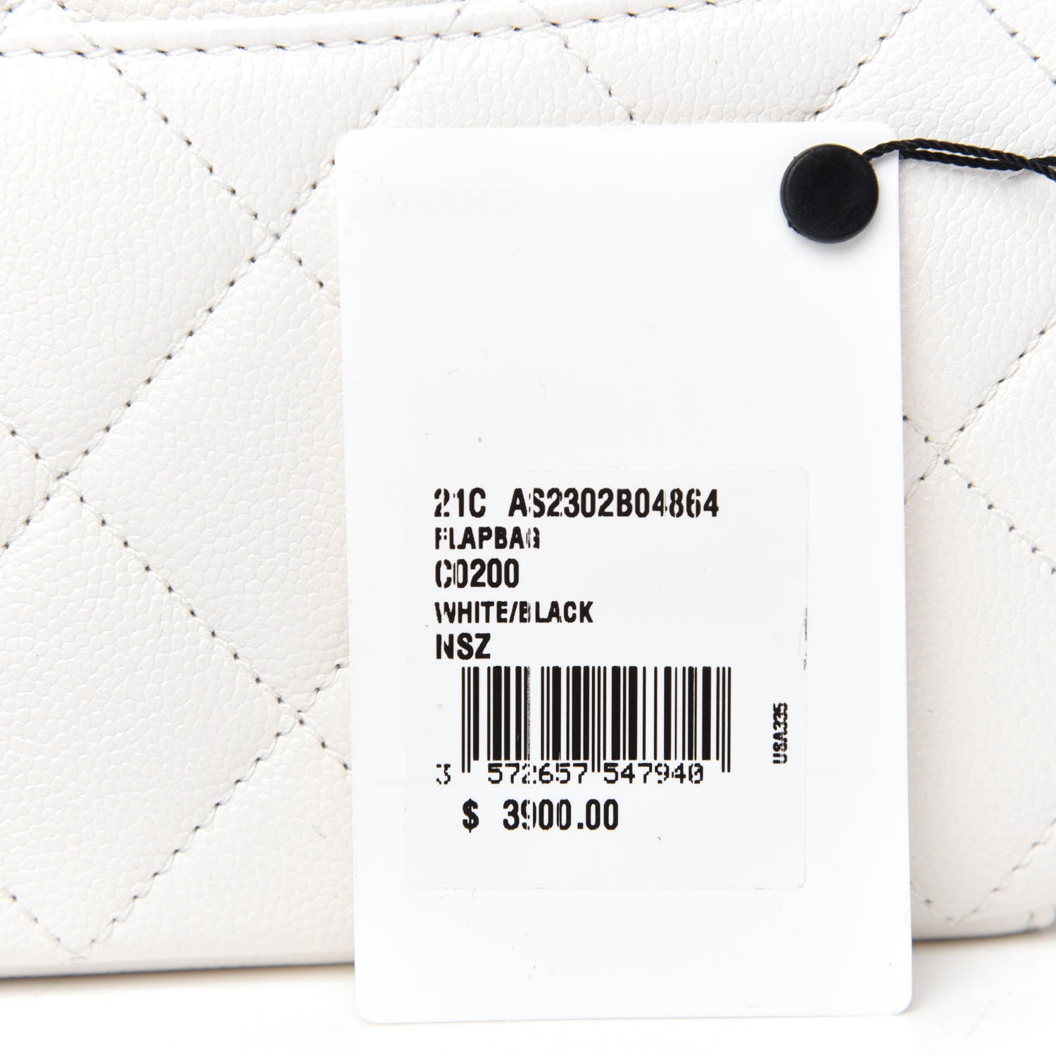 Chanel Caviar Quilted My Everything Small Flap White Black 10 of 11