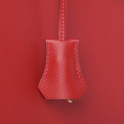 Hermes Epsom Kelly Sellier 25 Rouge Casaque 15 of 31