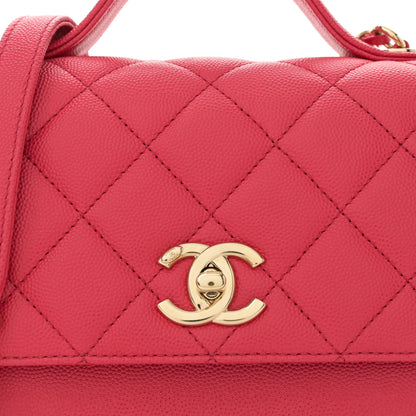 Chanel Caviar Quilted Small Business Affinity Flap Red 8 of 10