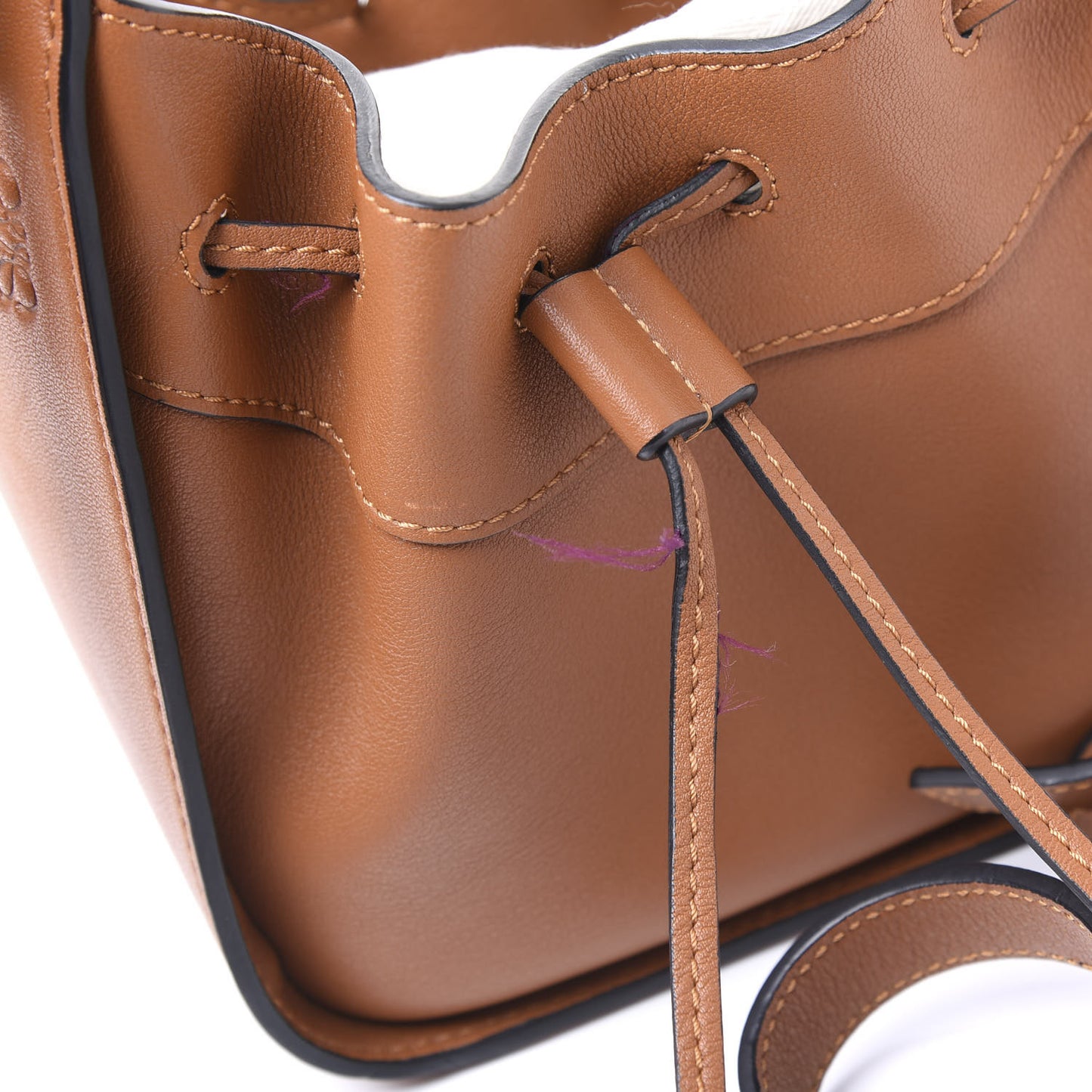 Calfskin Mini Hammock Shoulder Bag Tan