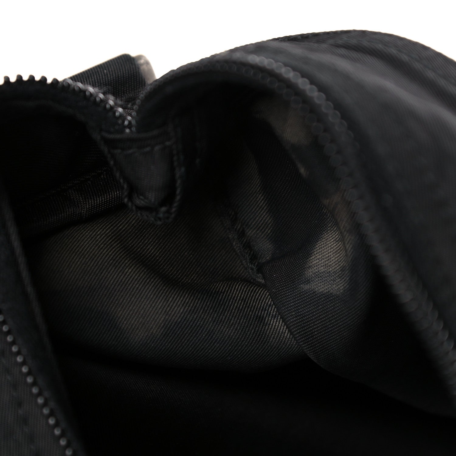Prada Nylon Vela Flat Messenger Bag Black 8 of 11