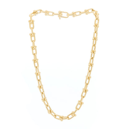 Tiffany 18K Yellow Gold Medium HardWear Link Necklace 2 of 4
