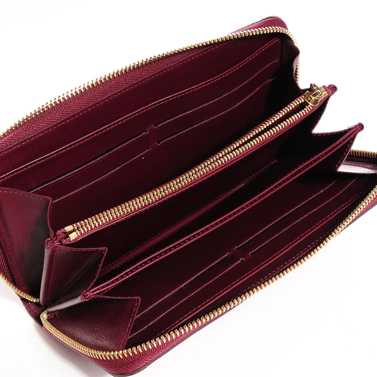 Louis Vuitton Vernis Zippy Wallet Rouge Fauviste 5 of 8